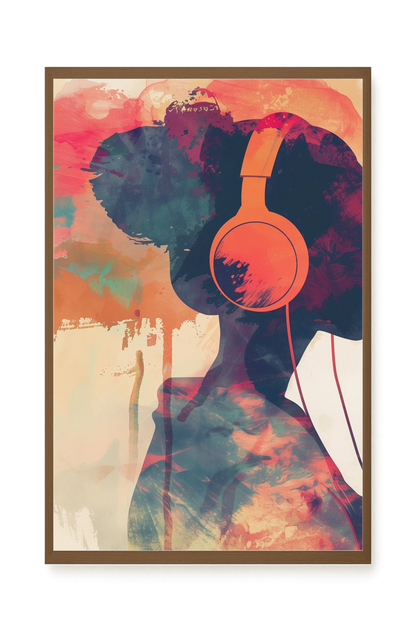Music Profile Canvas Wall Art