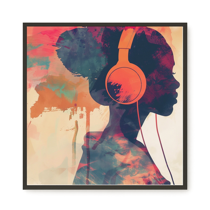 Music Profile Canvas Wall Art