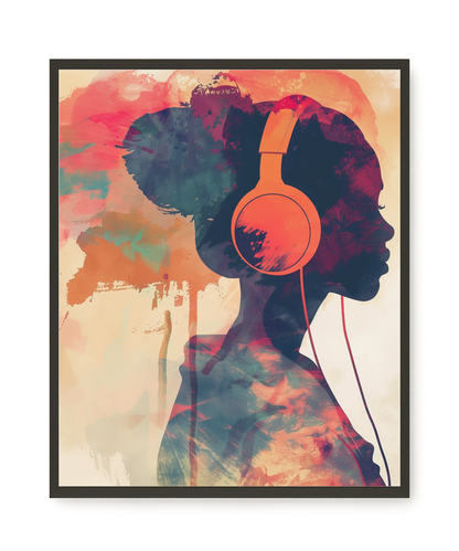 Music Profile Canvas Wall Art