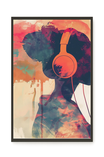 Music Profile Canvas Wall Art