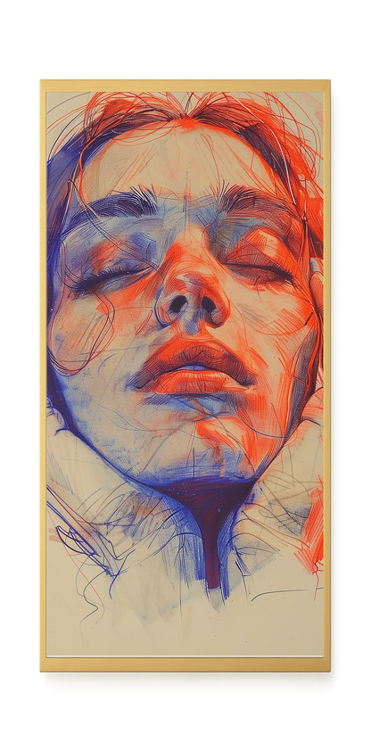 Emotional Reflection Canvas Wall Art