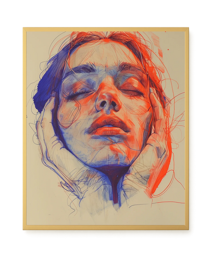Emotional Reflection Canvas Wall Art