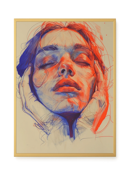 Emotional Reflection Canvas Wall Art