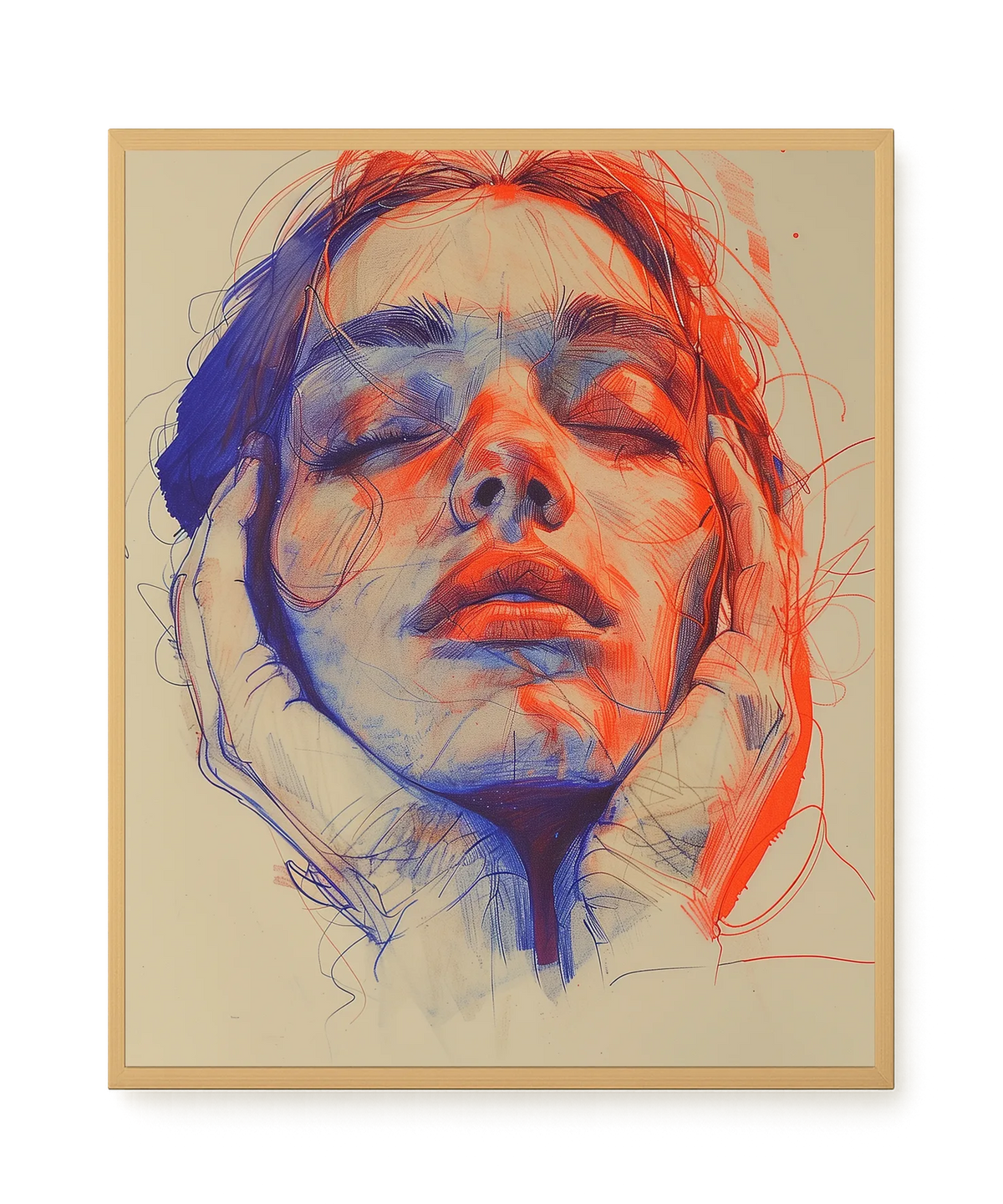 Emotional Reflection Canvas Wall Art
