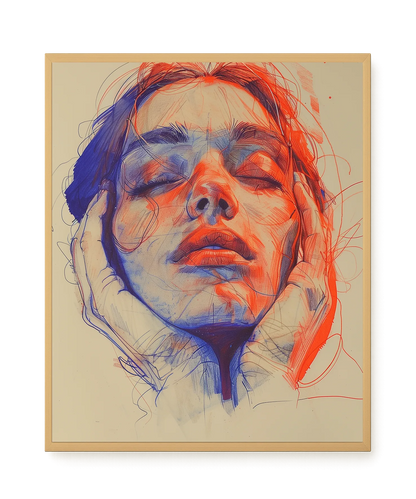 Emotional Reflection Canvas Wall Art