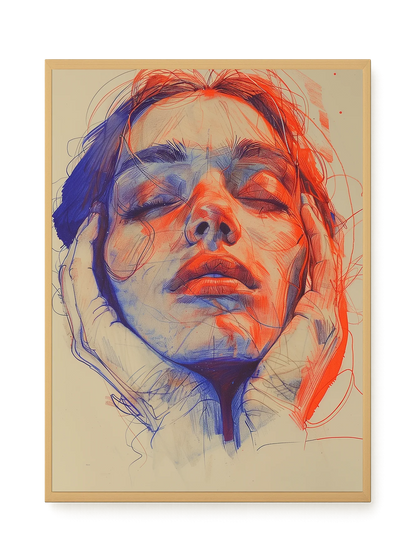 Emotional Reflection Canvas Wall Art