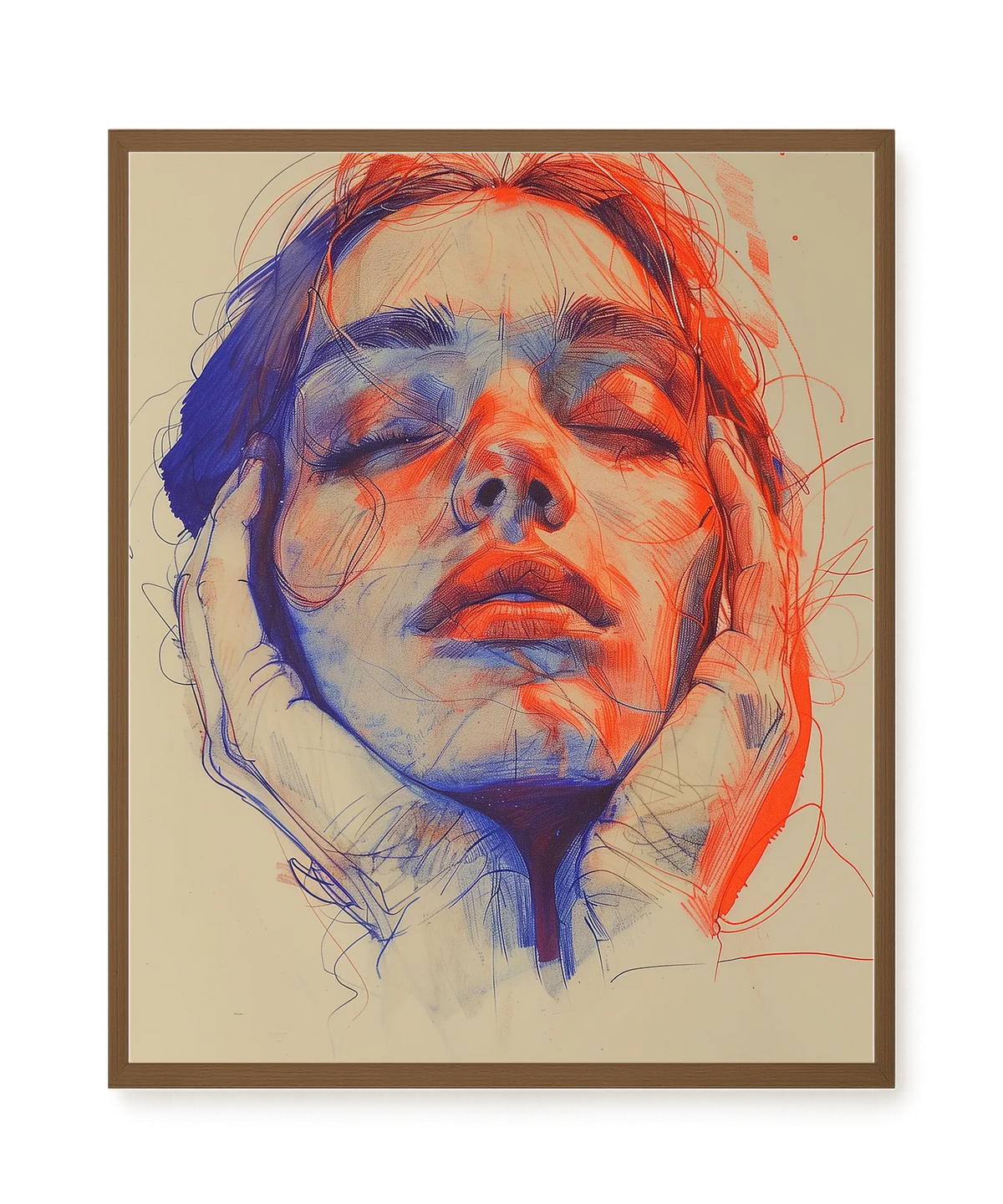 Emotional Reflection Canvas Wall Art