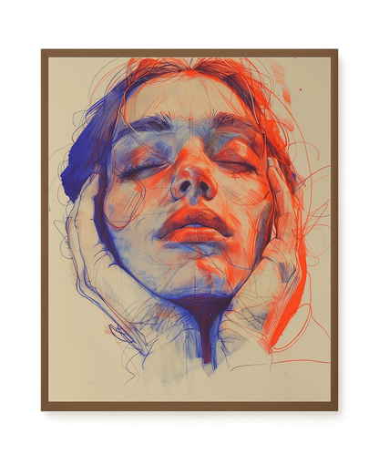 Emotional Reflection Canvas Wall Art