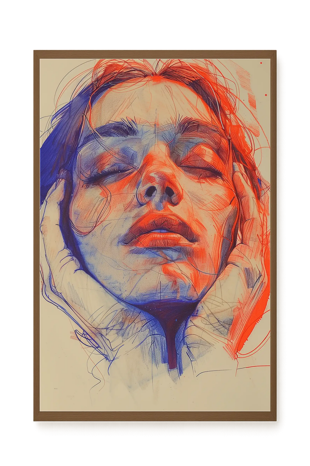 Emotional Reflection Canvas Wall Art