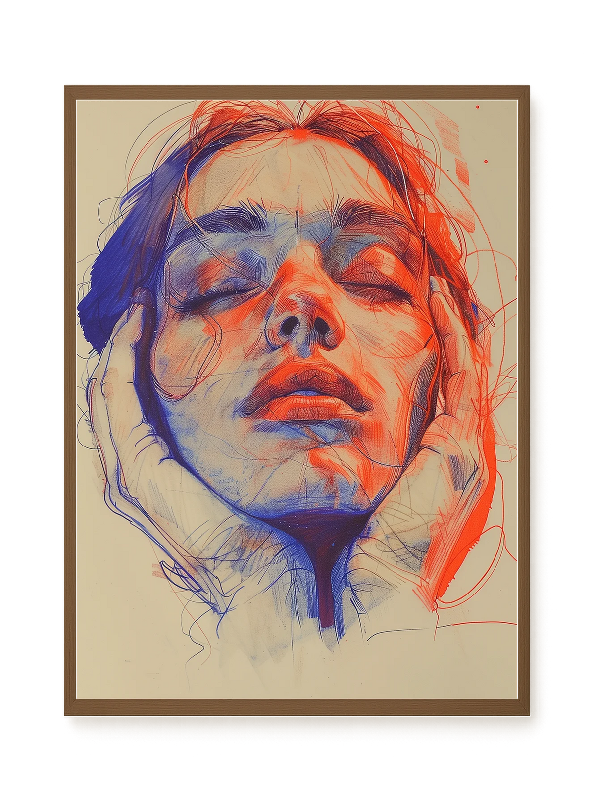 Emotional Reflection Canvas Wall Art