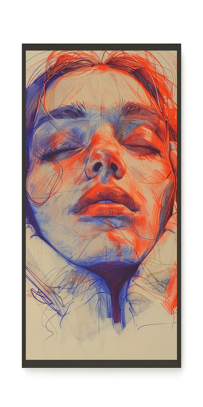 Emotional Reflection Canvas Wall Art