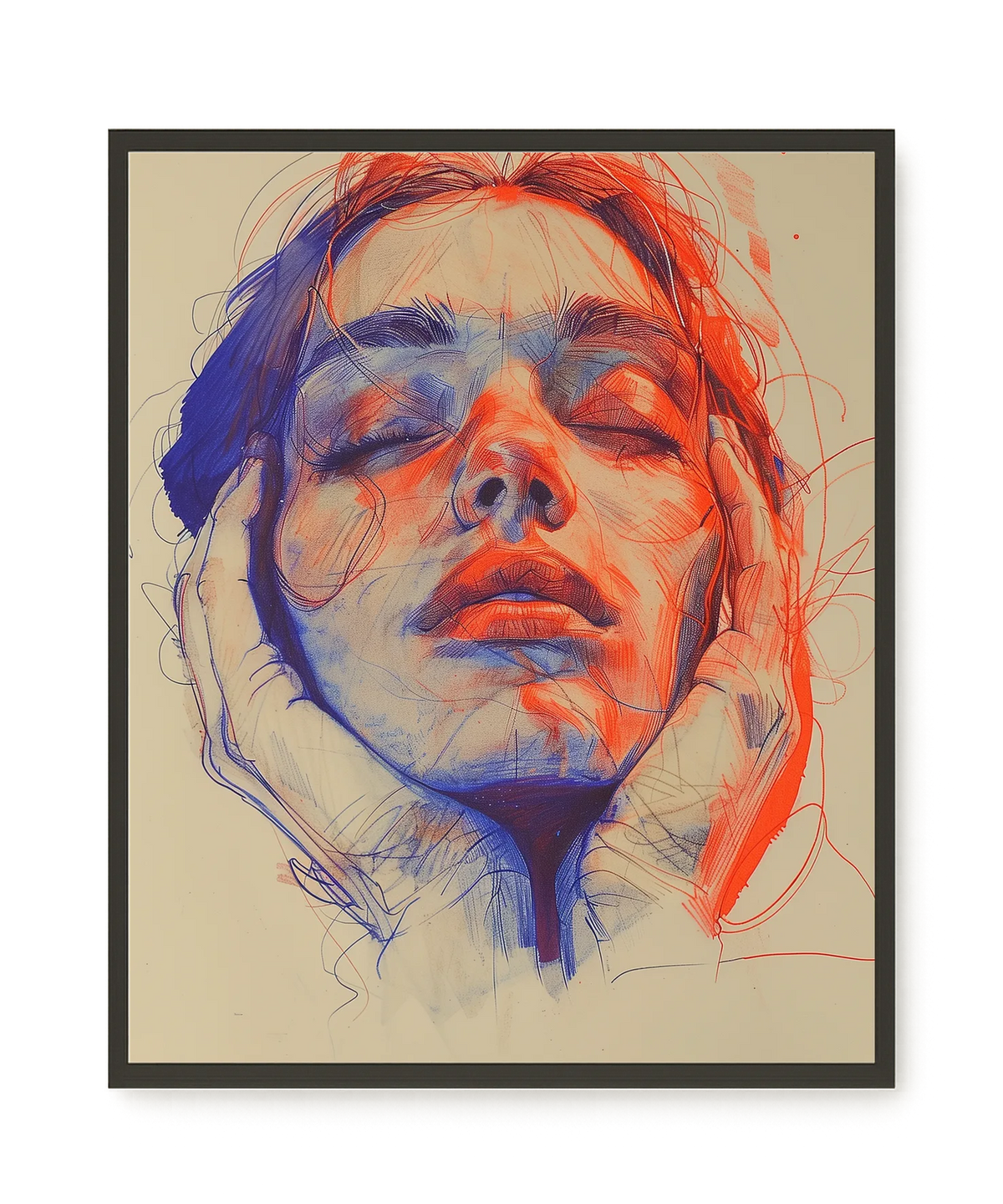 Emotional Reflection Canvas Wall Art