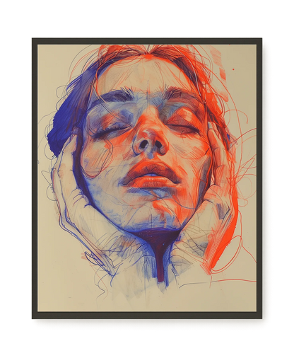 Emotional Reflection Canvas Wall Art