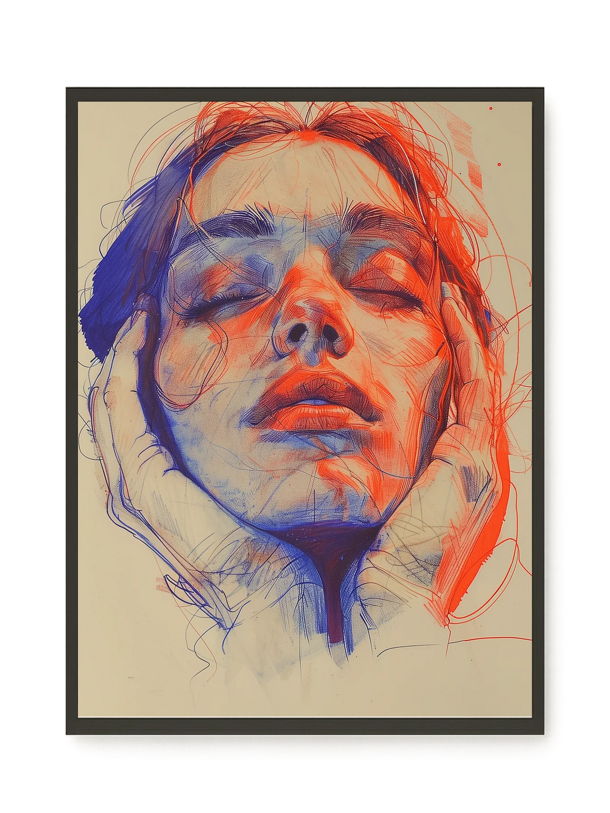 Emotional Reflection Canvas Wall Art