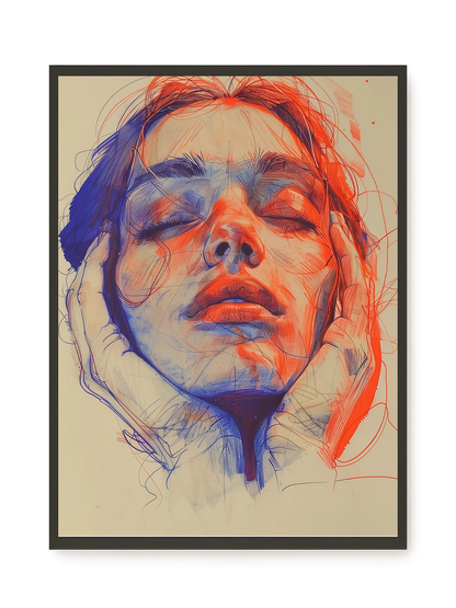Emotional Reflection Canvas Wall Art