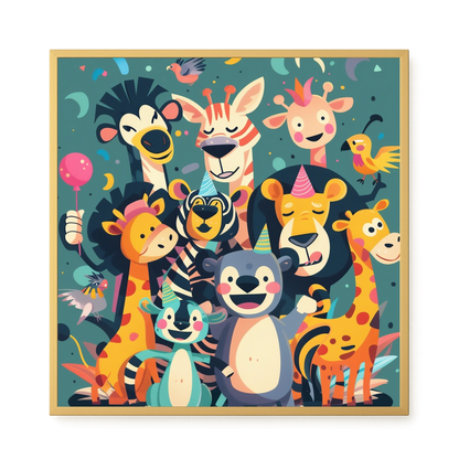Forest Friends Canvas Wall Art