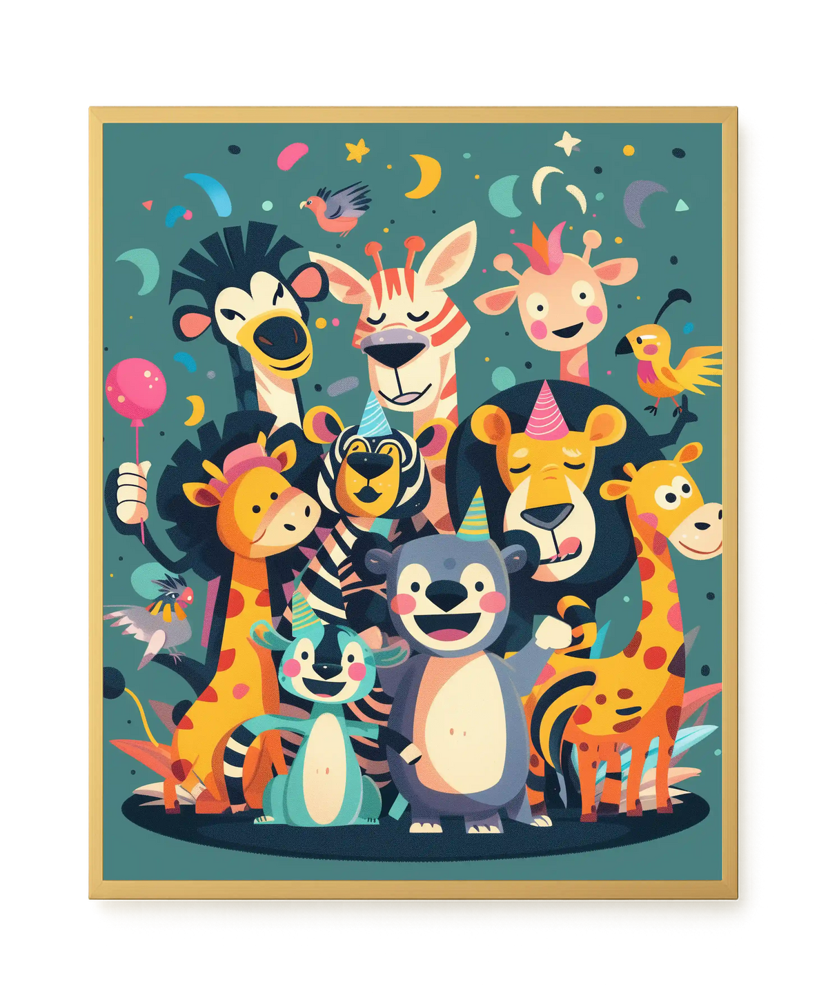 Forest Friends Canvas Wall Art