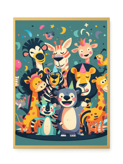 Forest Friends Canvas Wall Art