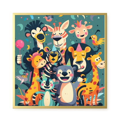 Forest Friends Canvas Wall Art