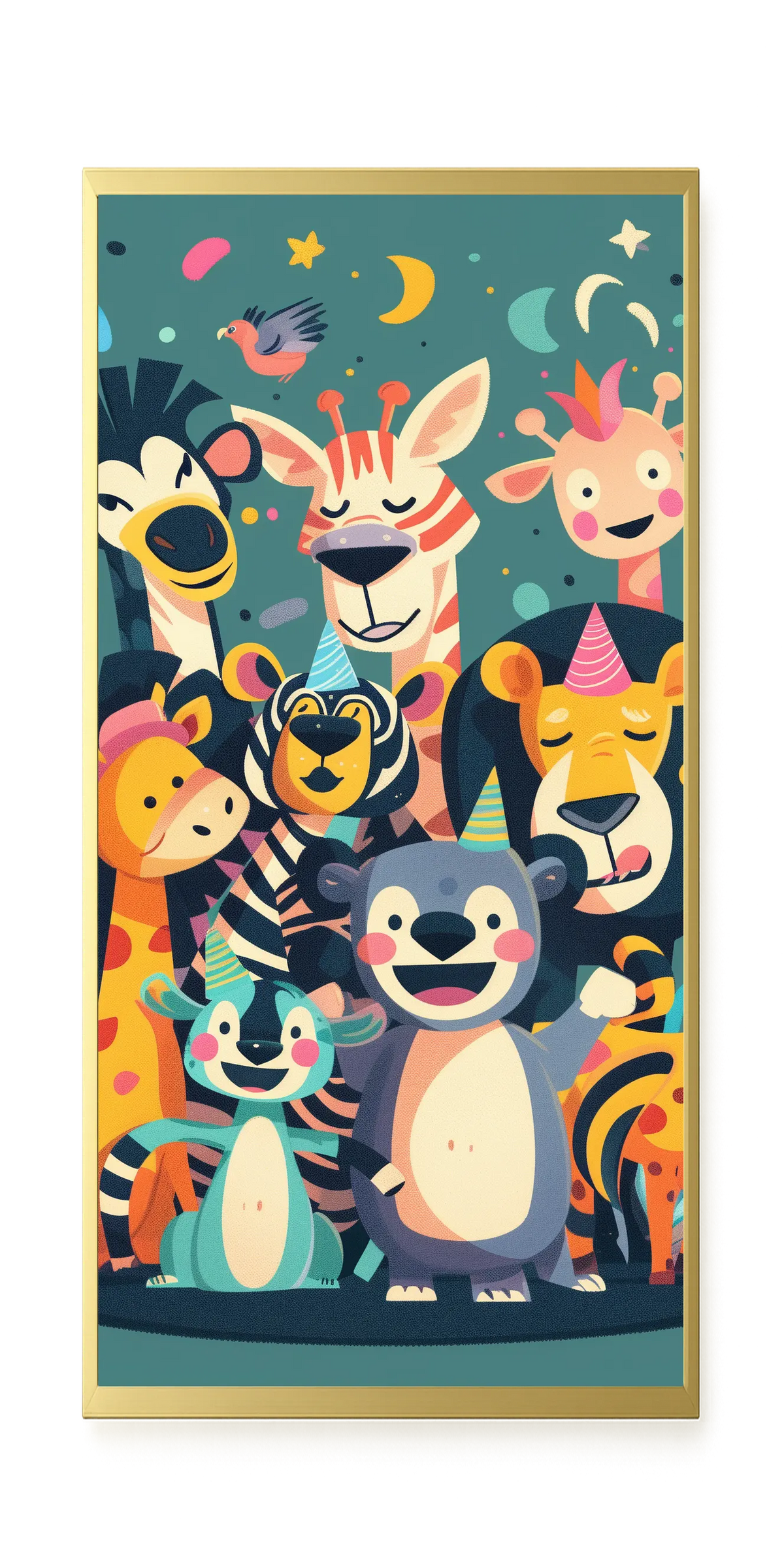 Forest Friends Canvas Wall Art