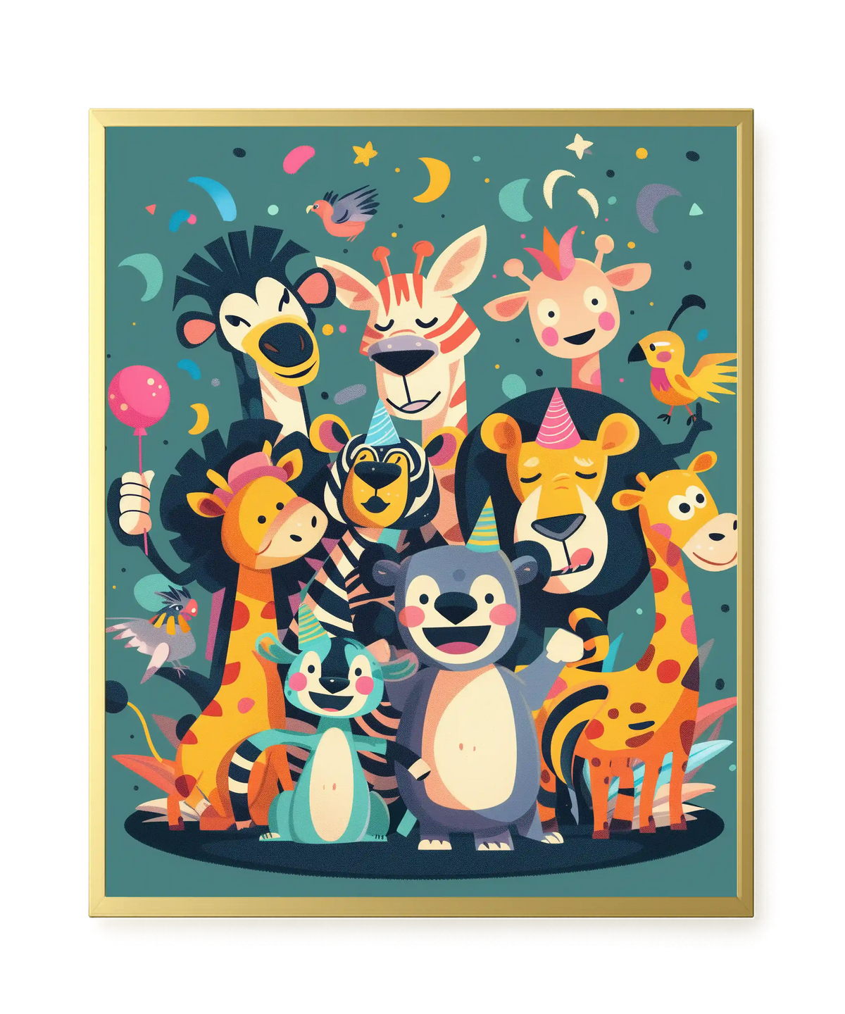 Forest Friends Canvas Wall Art