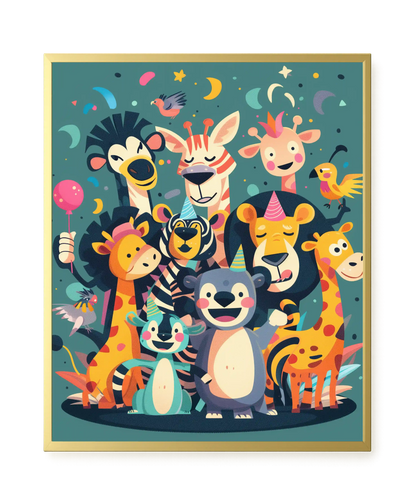 Forest Friends Canvas Wall Art