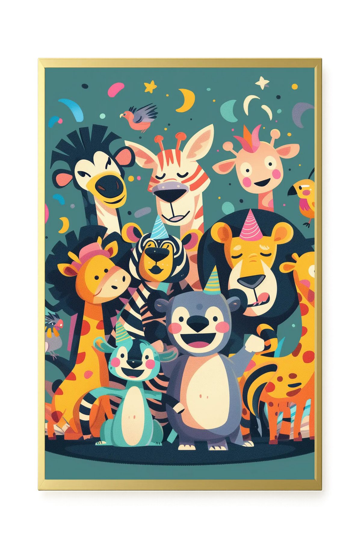 Forest Friends Canvas Wall Art