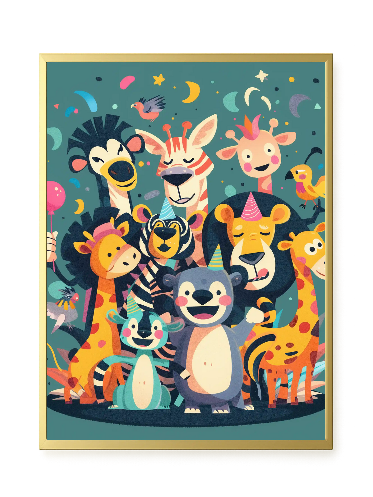 Forest Friends Canvas Wall Art
