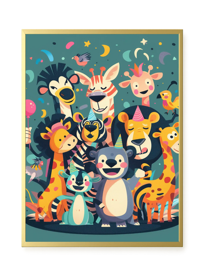 Forest Friends Canvas Wall Art