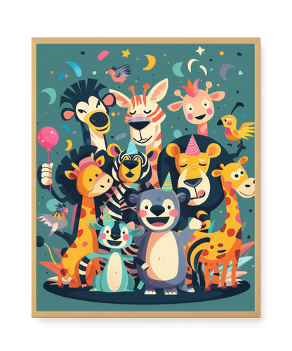 Forest Friends Canvas Wall Art