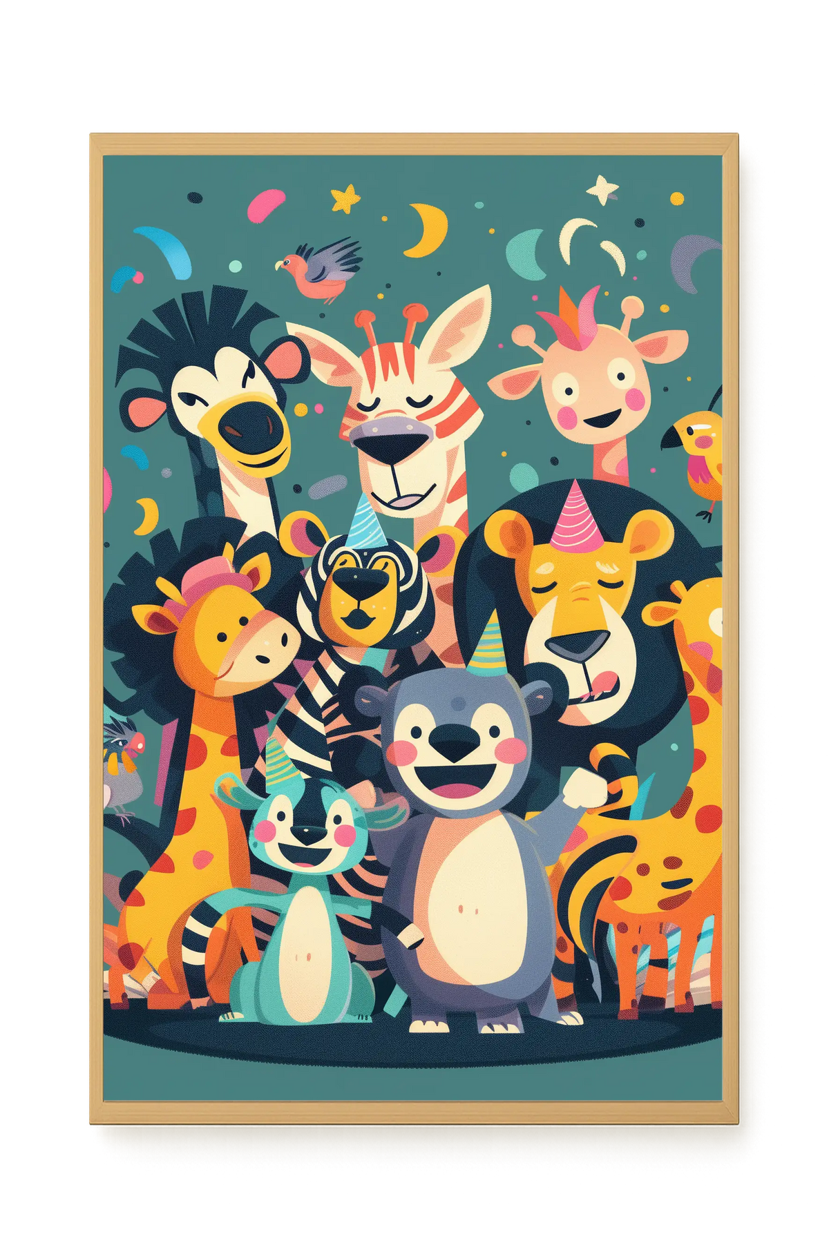 Forest Friends Canvas Wall Art