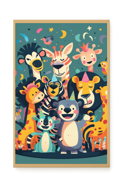 Forest Friends Canvas Wall Art