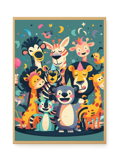 Forest Friends Canvas Wall Art