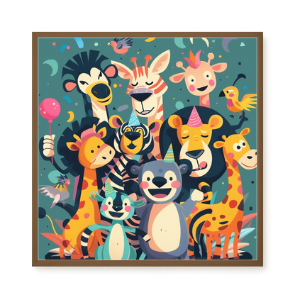 Forest Friends Canvas Wall Art