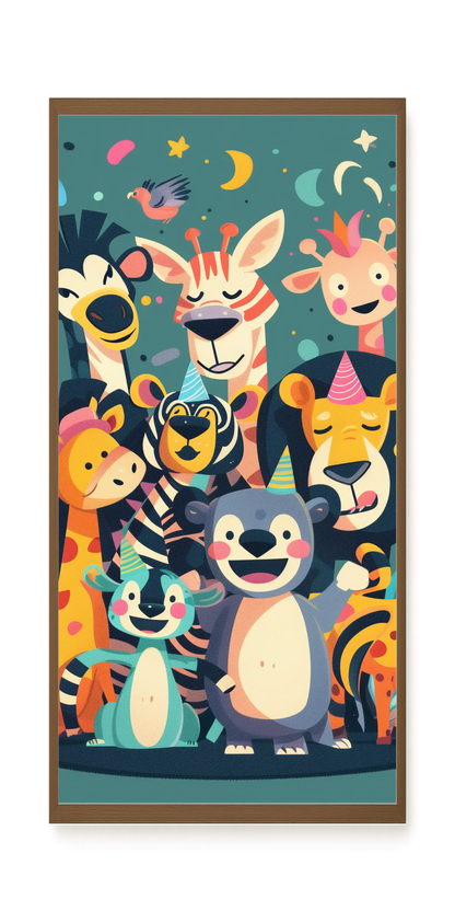 Forest Friends Canvas Wall Art