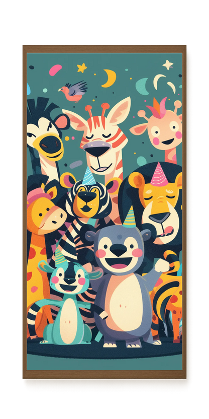 Forest Friends Canvas Wall Art