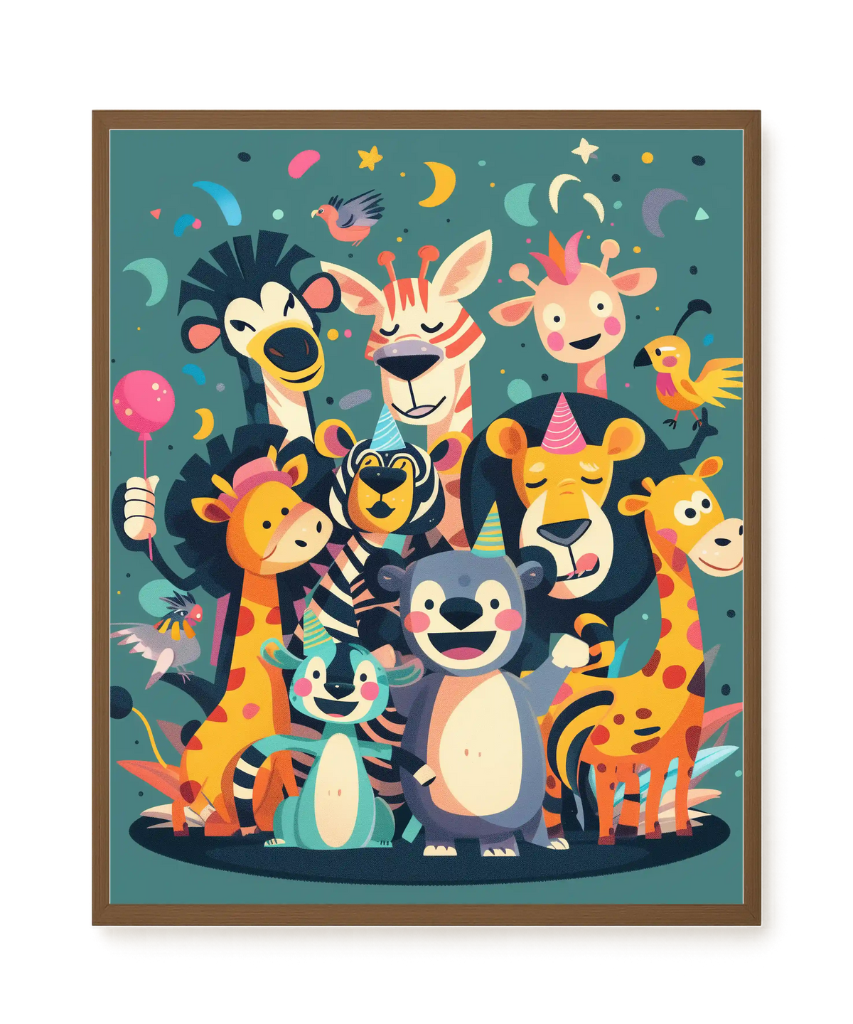 Forest Friends Canvas Wall Art