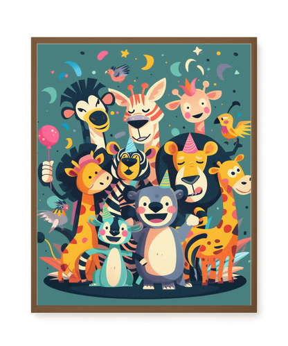 Forest Friends Canvas Wall Art
