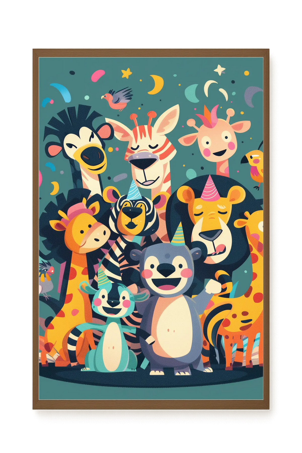 Forest Friends Canvas Wall Art