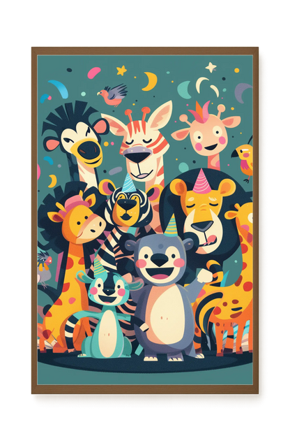 Forest Friends Canvas Wall Art