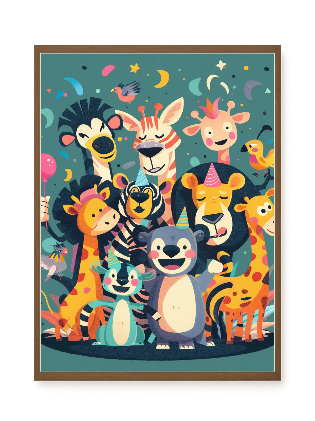 Forest Friends Canvas Wall Art