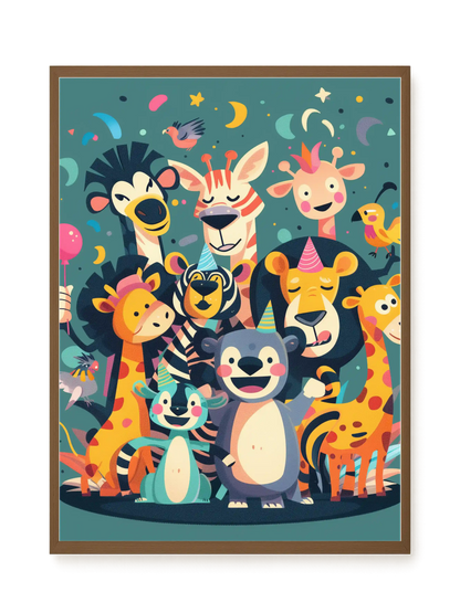 Forest Friends Canvas Wall Art