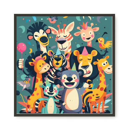 Forest Friends Canvas Wall Art