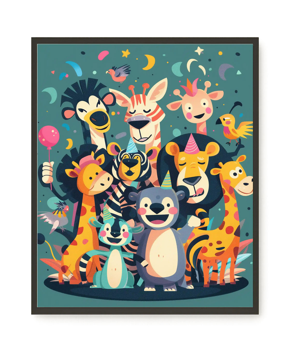 Forest Friends Canvas Wall Art