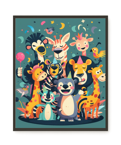 Forest Friends Canvas Wall Art