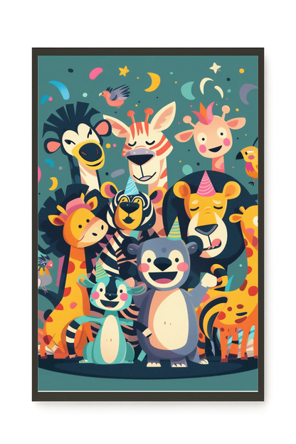 Forest Friends Canvas Wall Art