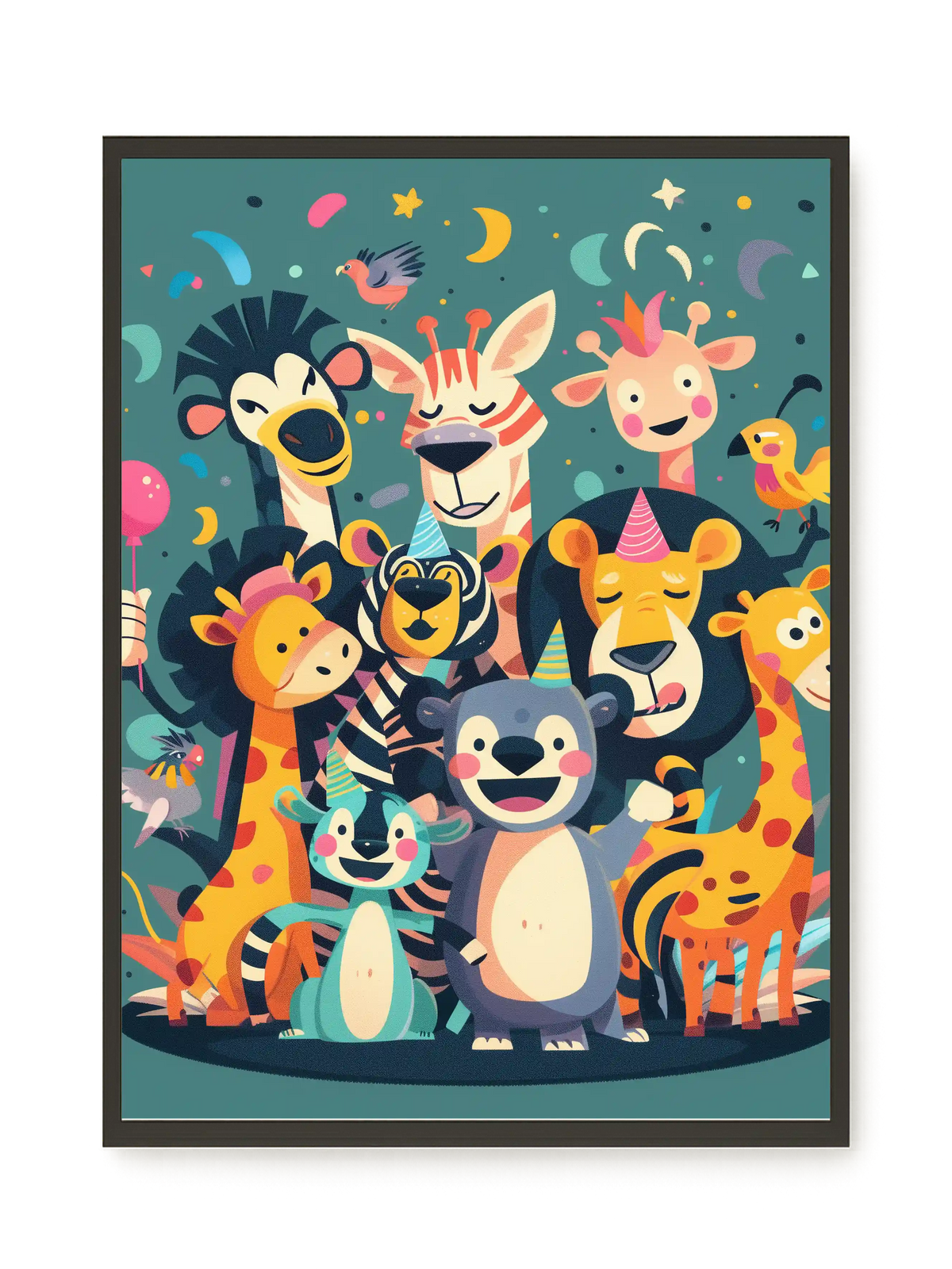 Forest Friends Canvas Wall Art