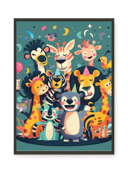 Forest Friends Canvas Wall Art