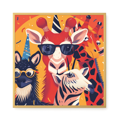 Animal Party Canvas Print