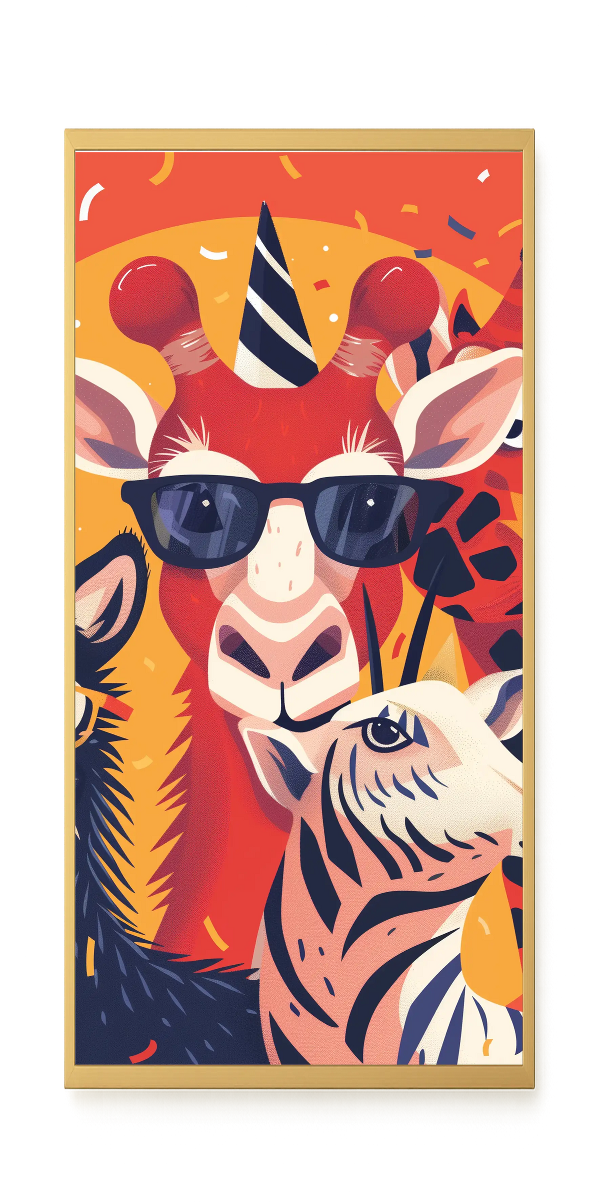 Animal Party Canvas Print